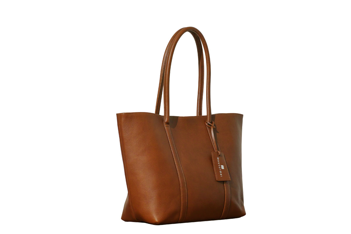 UN LEATHER TOTE BAG RIO#1015 ダークブラウン