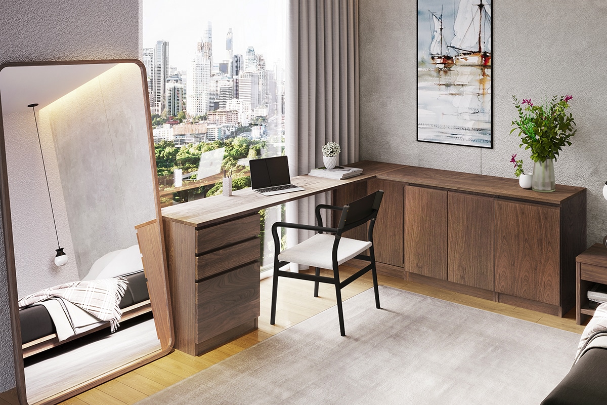 NOTE SIDE DESK TOP W115cm × D46cm