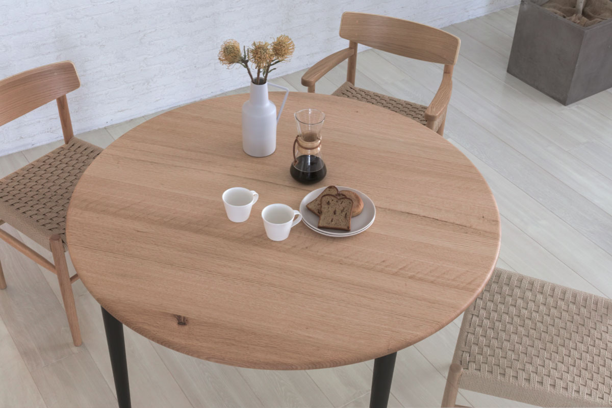 COMMON ROOTS | BUDDY ROUND DINING TABLE Φ120cm × H71.8cm