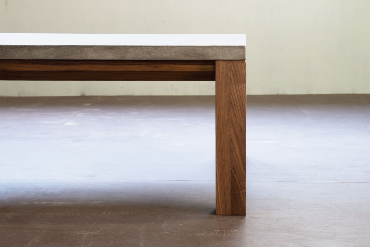 FolivorA | NOMBE kotatsu table(mortar) ウォールナット 120×80(cm)