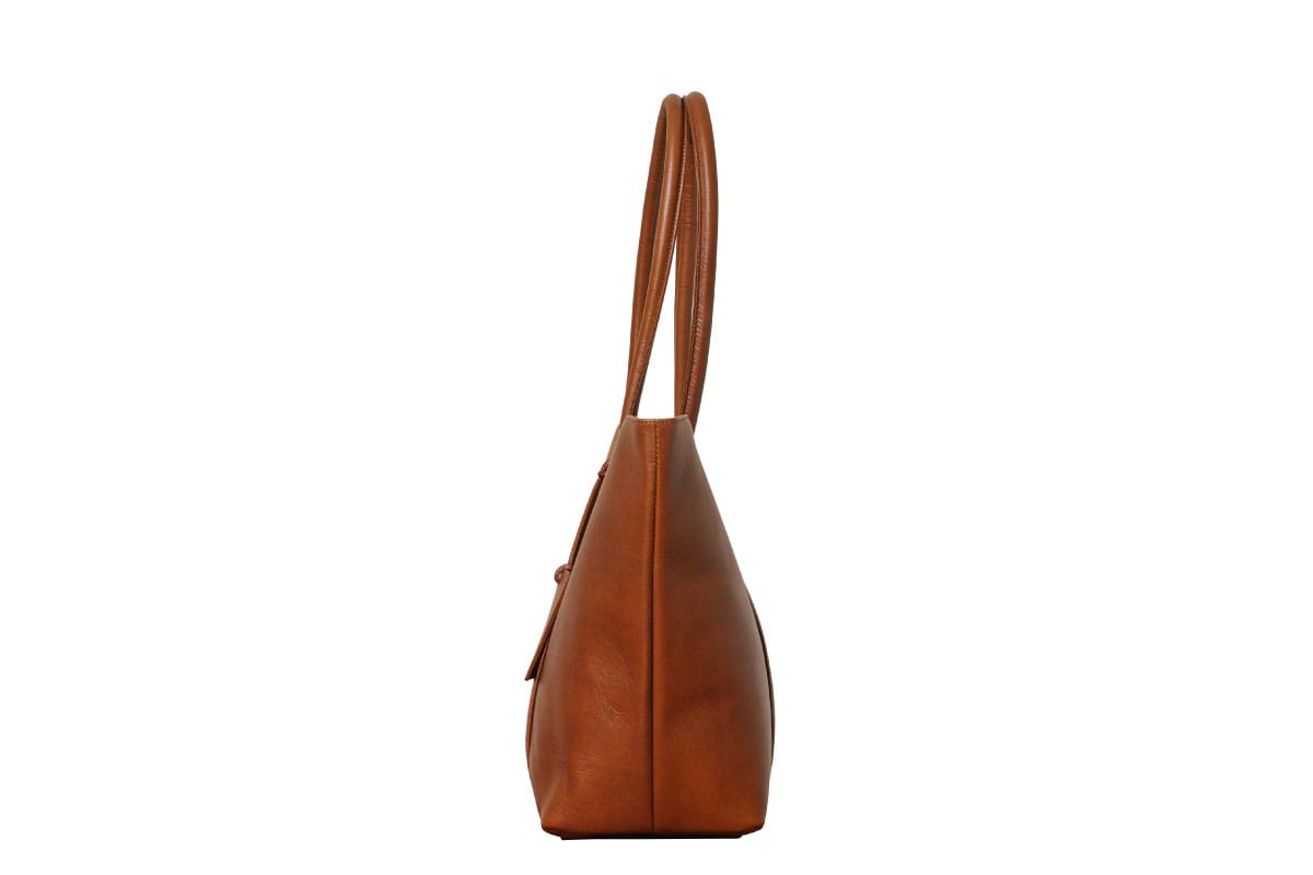 UN LEATHER TOTE BAG RIO#1015 ダークブラウン