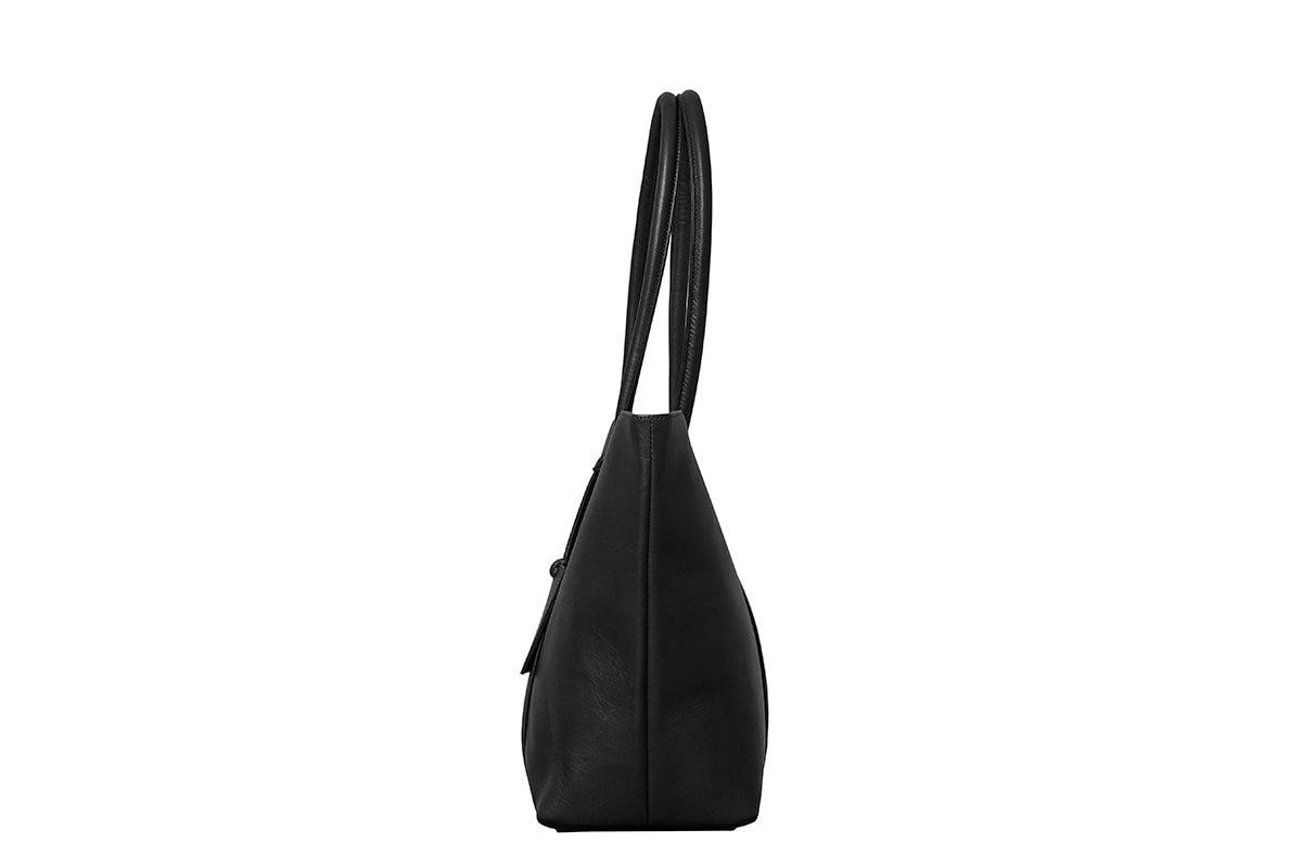 UN LEATHER TOTE BAG RIO#0015 ブラック