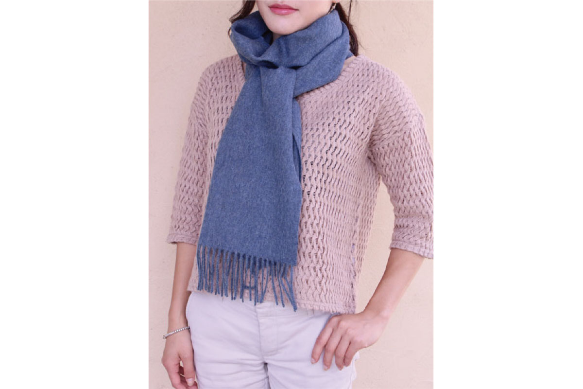 Silkeborg Uldspinderi | Alpaca Stall -Cusco- デニムブルー