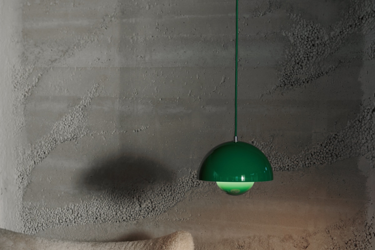 &Tradition | FLOWERPOT PENDANT VP1 Signal Green