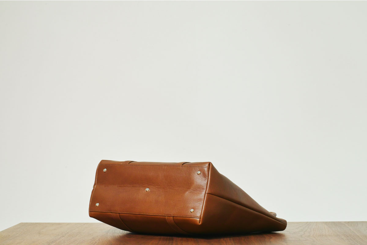 UN LEATHER TOTE BAG RIO#0015 ブラック