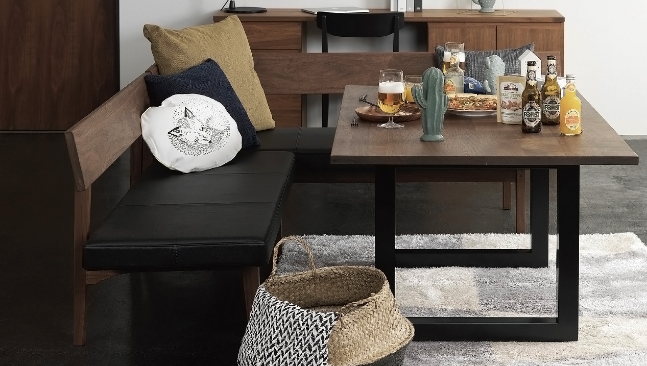 WILDWOOD LOW DINING TABLE W 180cm × D 65cm