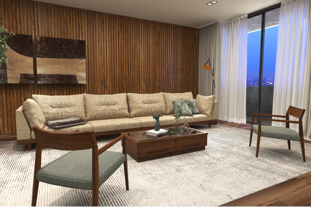 DANISH GRANDE SOFA シングルアーム3シーター199
