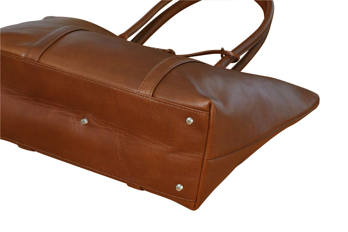 UN LEATHER TOTE BAG RIO#0015 ブラック