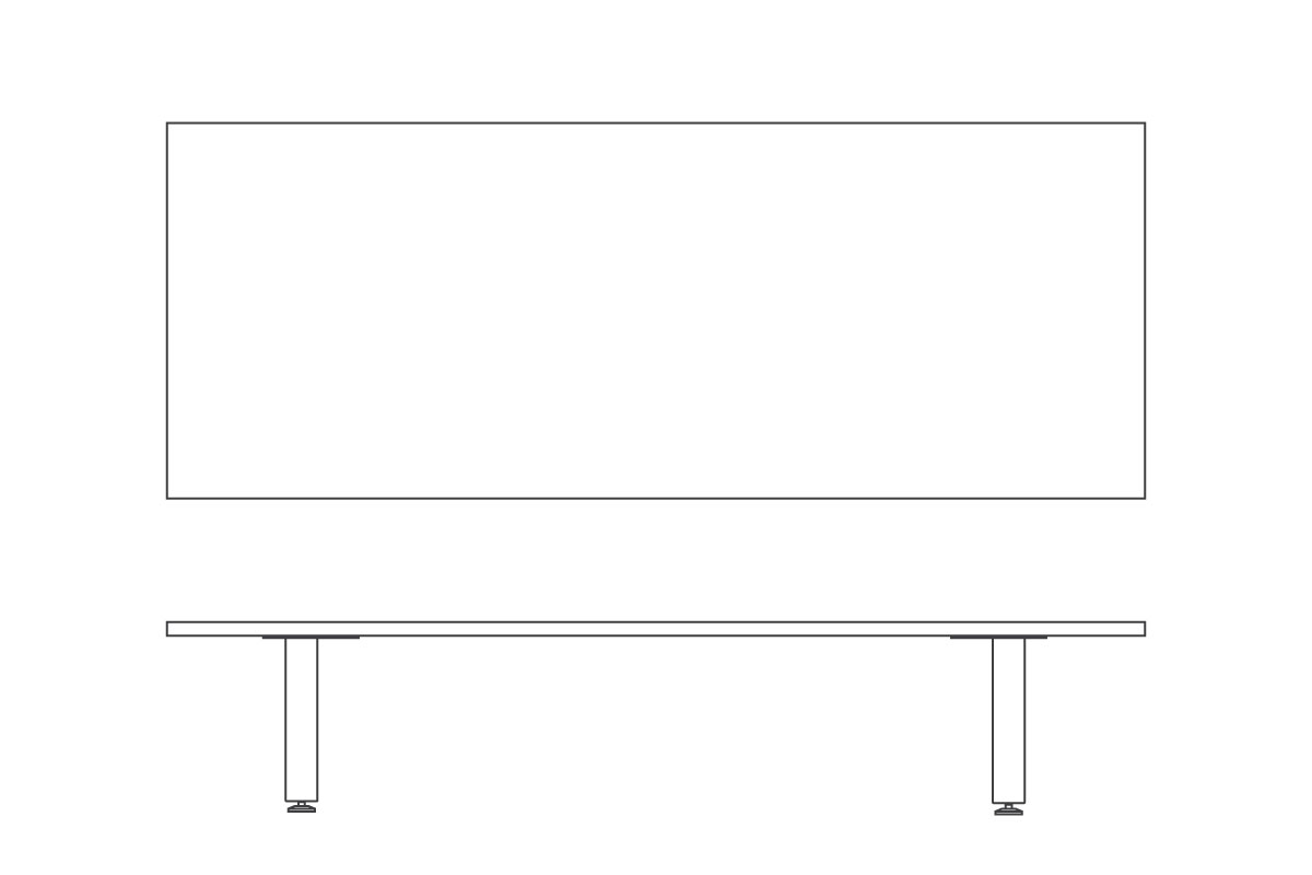 W 220cm × D 84.5cm