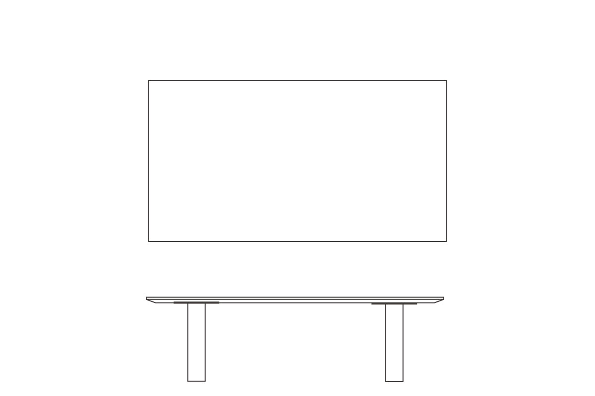 W120cm D65cm H35cm