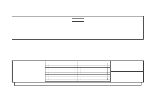 W240cm×D38cm×H46cm