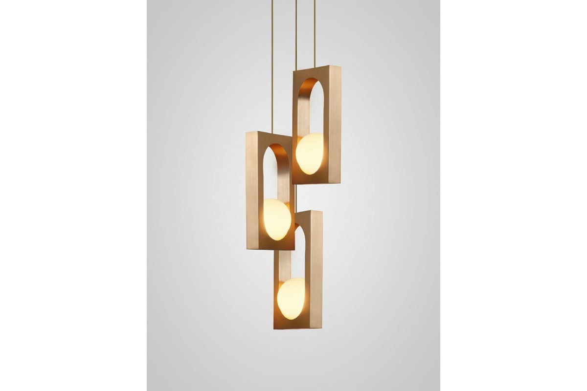 LEE BROOM | MYTHOS PENDANT BRUSHED BRASS