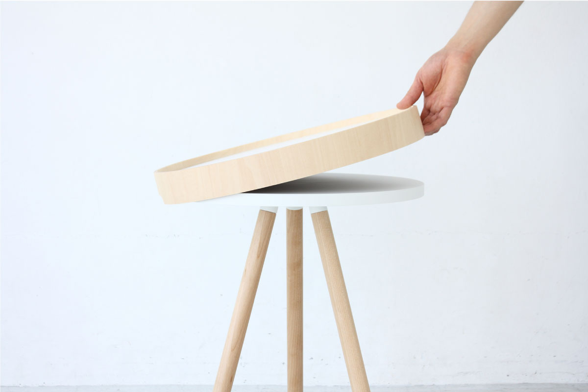MOHEIM | BY TRAY TABLE black