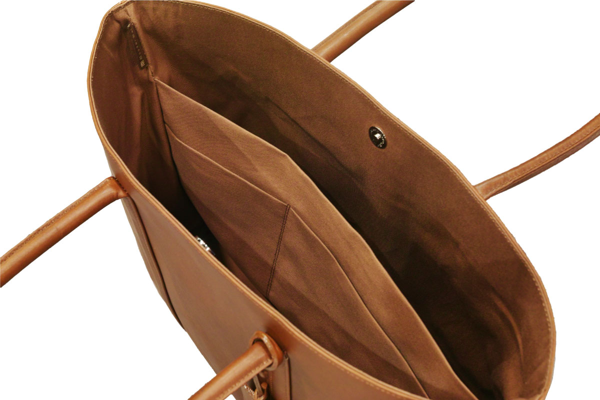 UN LEATHER TOTE BAG RIO#0015 ブラック