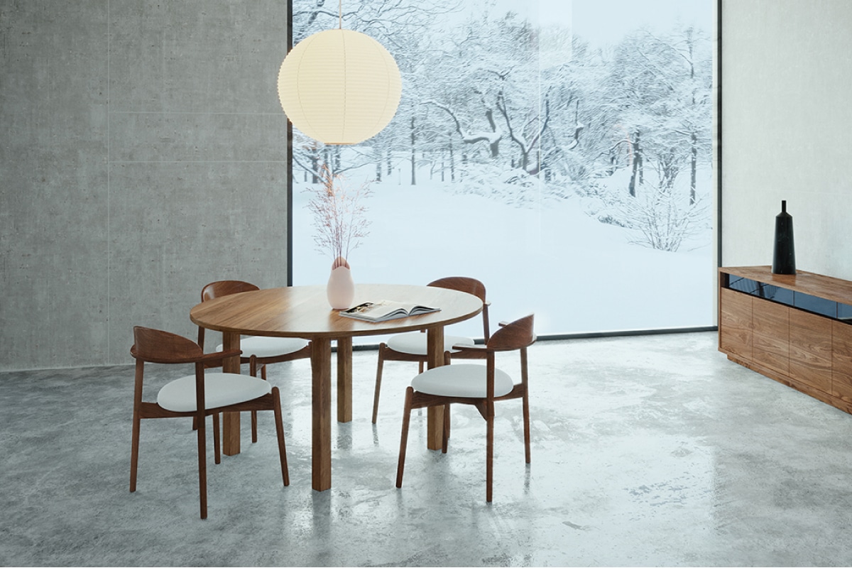 RONDE DINING TABLE Φ100cm × H72cm