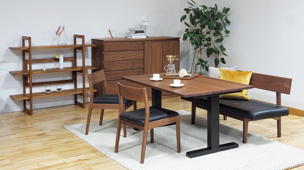 WILDWOOD LOW DINING TABLE W 220cm × D 90cm