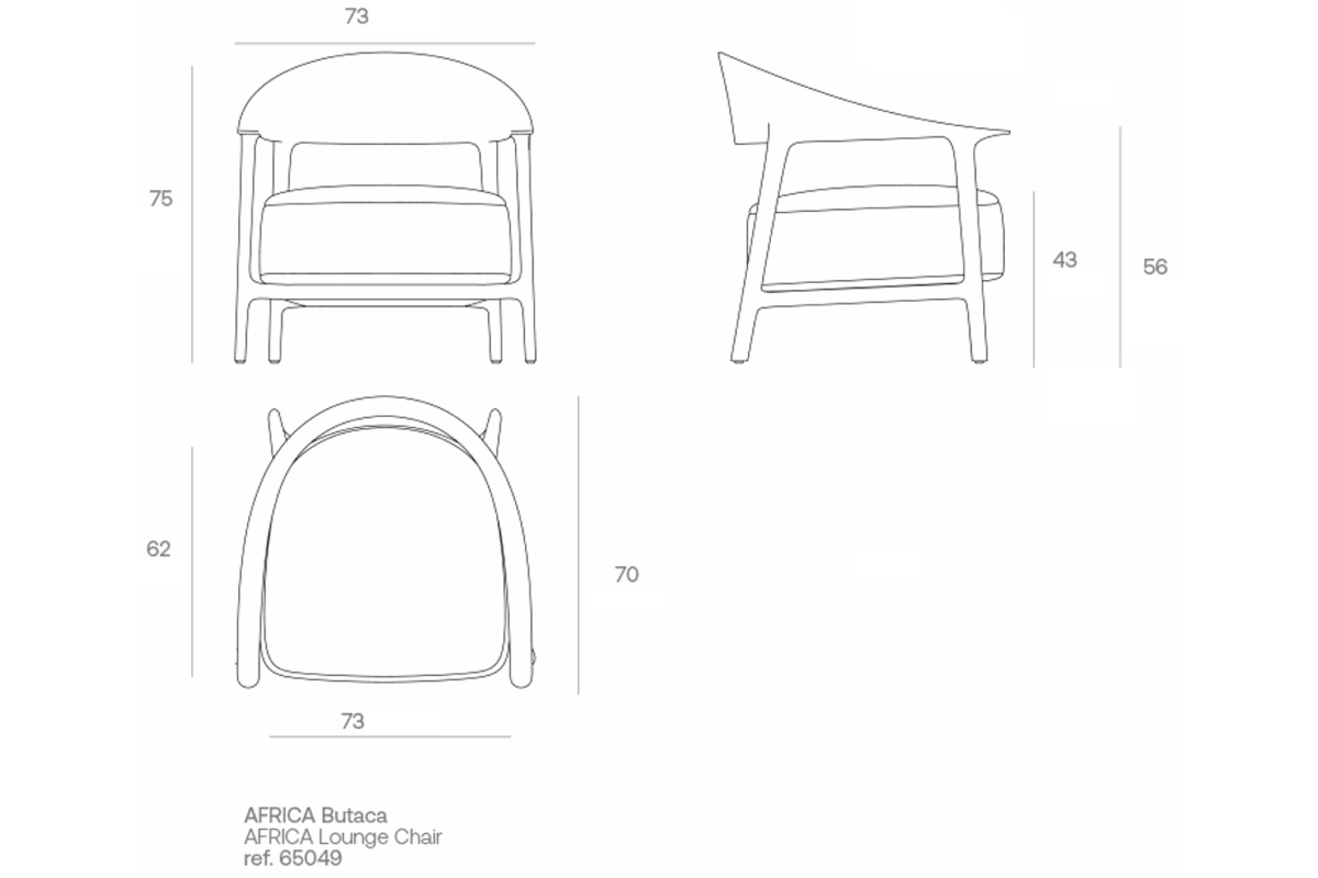 VONDOM | AFRICA LOUNGE CHAIR 65049