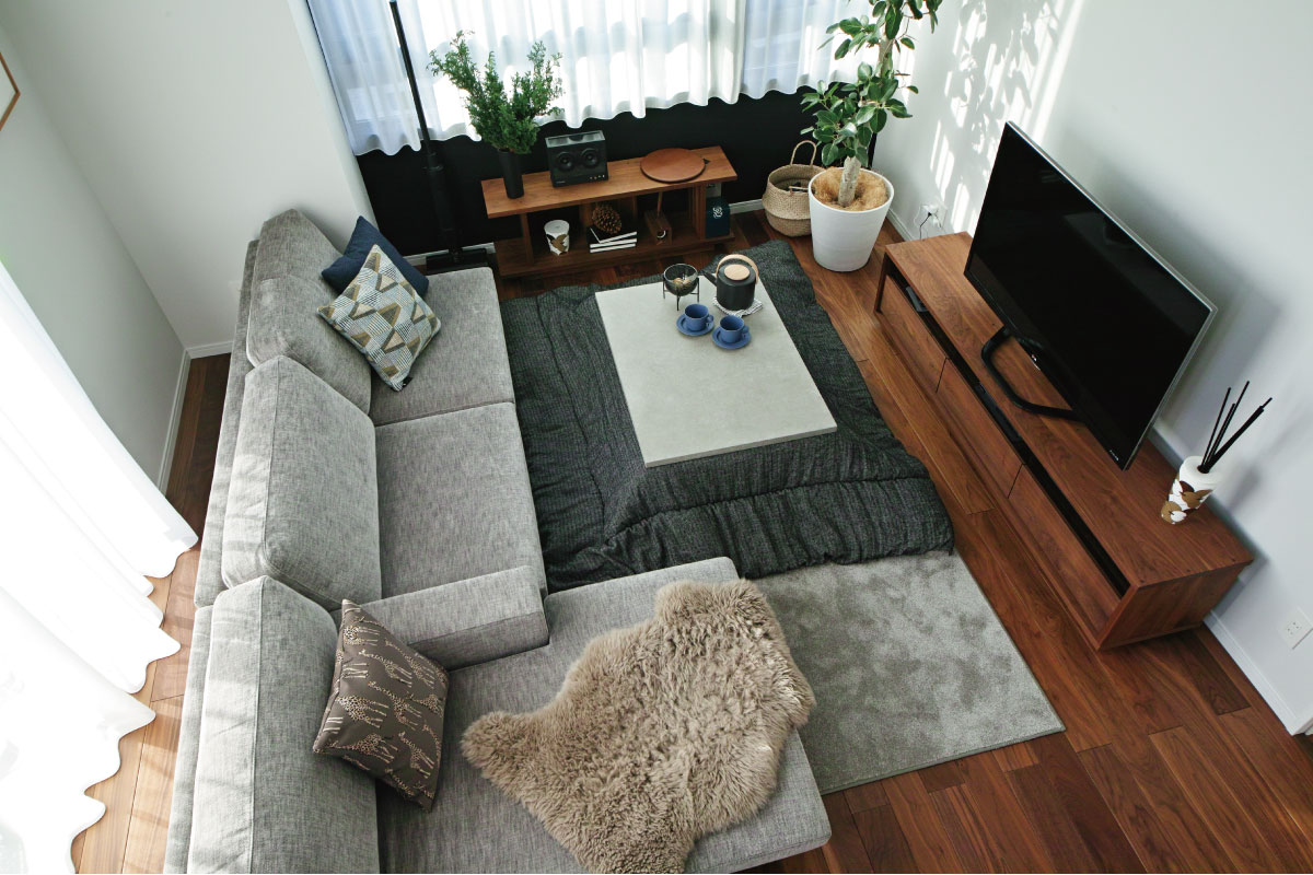 FolivorA | NOMBE kotatsu table(mortar) コナラ 120×80(cm)