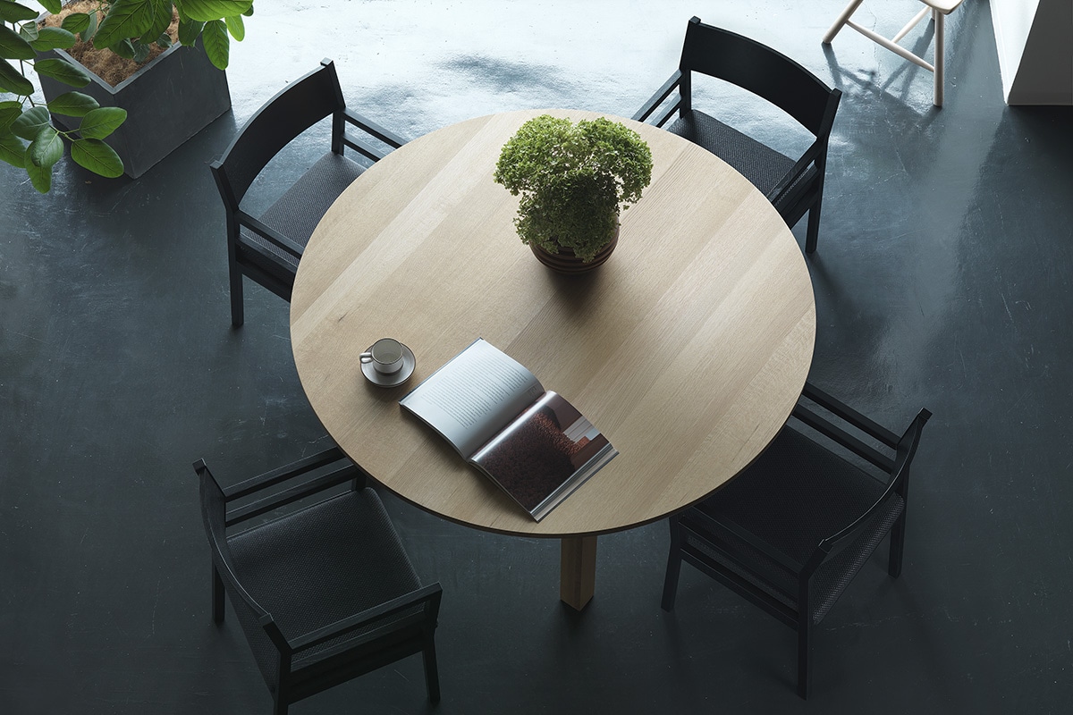 RONDE DINING TABLE Φ100cm × H72cm