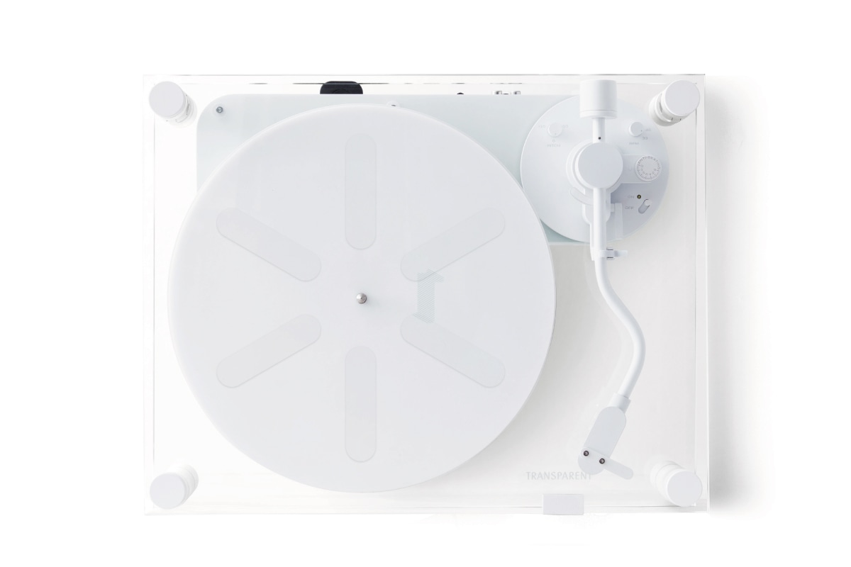TRANSPARENT | Turntable WHITE