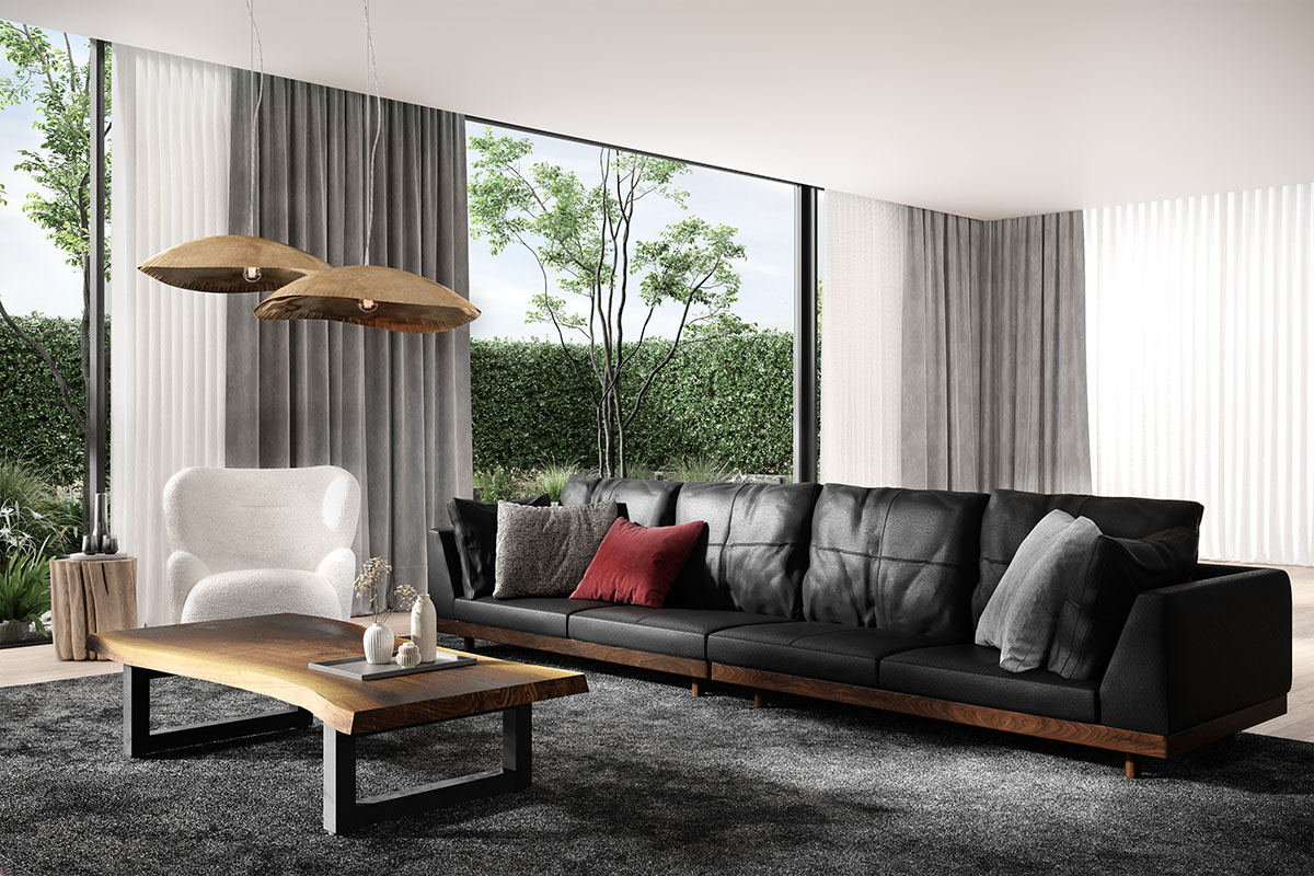 DANISH GRANDE SOFA シングルアーム3シーター199
