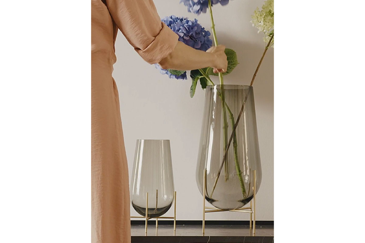 Audo Copenhagen | Echasse Vase スモーク L