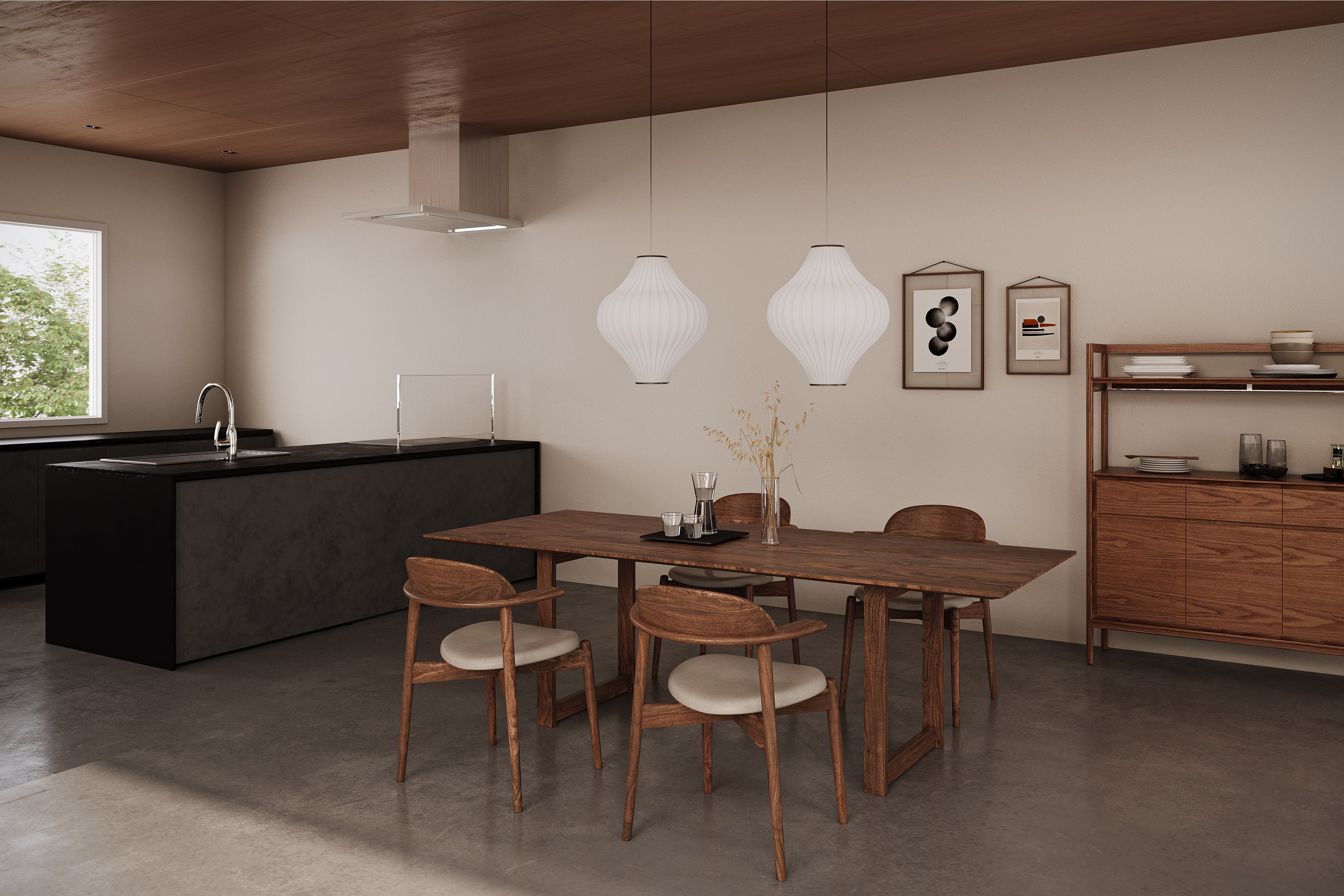 YU UT2 DINING TABLE W 220cm × D 85cm