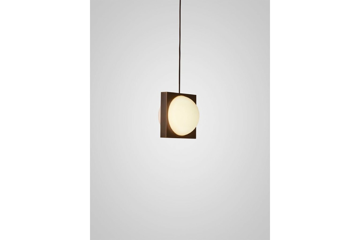 LEE BROOM | SOLSTICE PENDANT BLACKENED BRASS