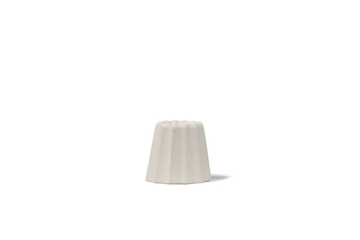 OVO Things | BIG Porcelain Candle holder Glossy White Big