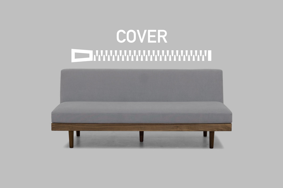 CHILL SOFA SEAT COVER アームレス3シーター 180
