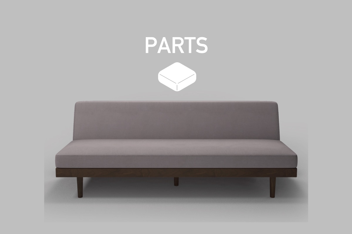 CHILL SOFA PARTS アームレス3シーター 180用　座クッション中材（単品）