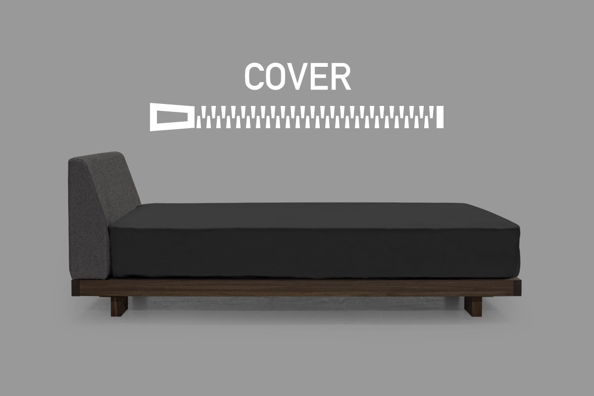 DANISH BED COVER シングル(S) H80cm