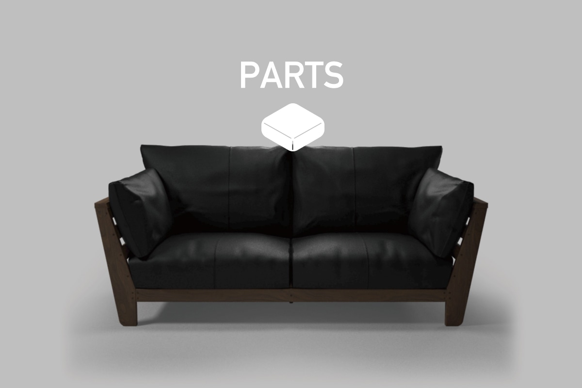 HEAVEN 850 SOFA PARTS 2シーター200用　背クッション中材（片側単品）