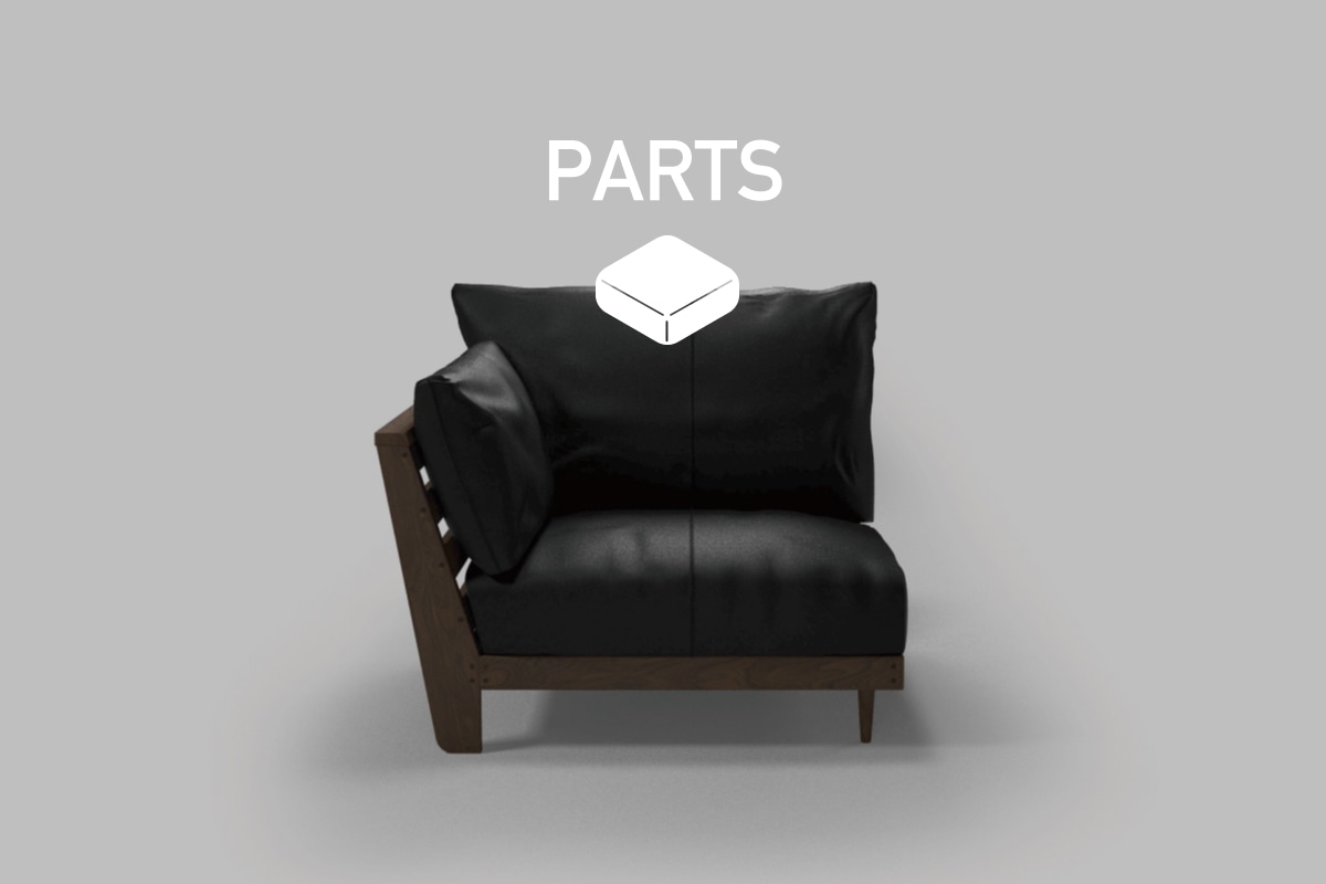 HEAVEN 850 SOFA PARTS ワンアーム1シーター105用　背クッション中材（単品）
