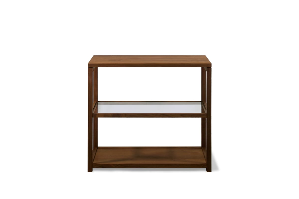 KAKTAS SHELF シェルフ：2段 W80 ガラス棚仕様