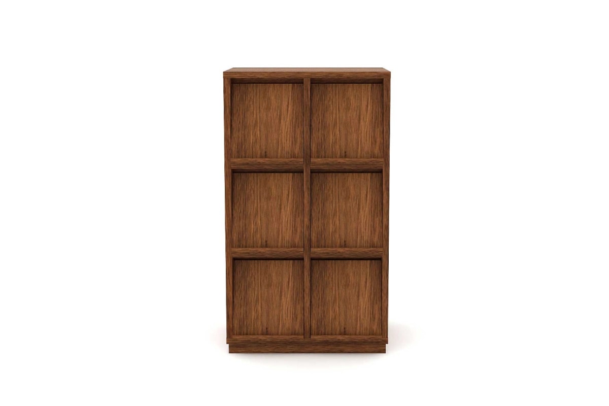KOROVA RECORD RACK 2列3段 : W76.6 × D47 × H134 cm