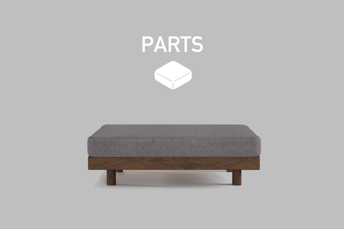 LAZY DANISH SOFA PARTS スツール 9060用　座クッション中材（単品）