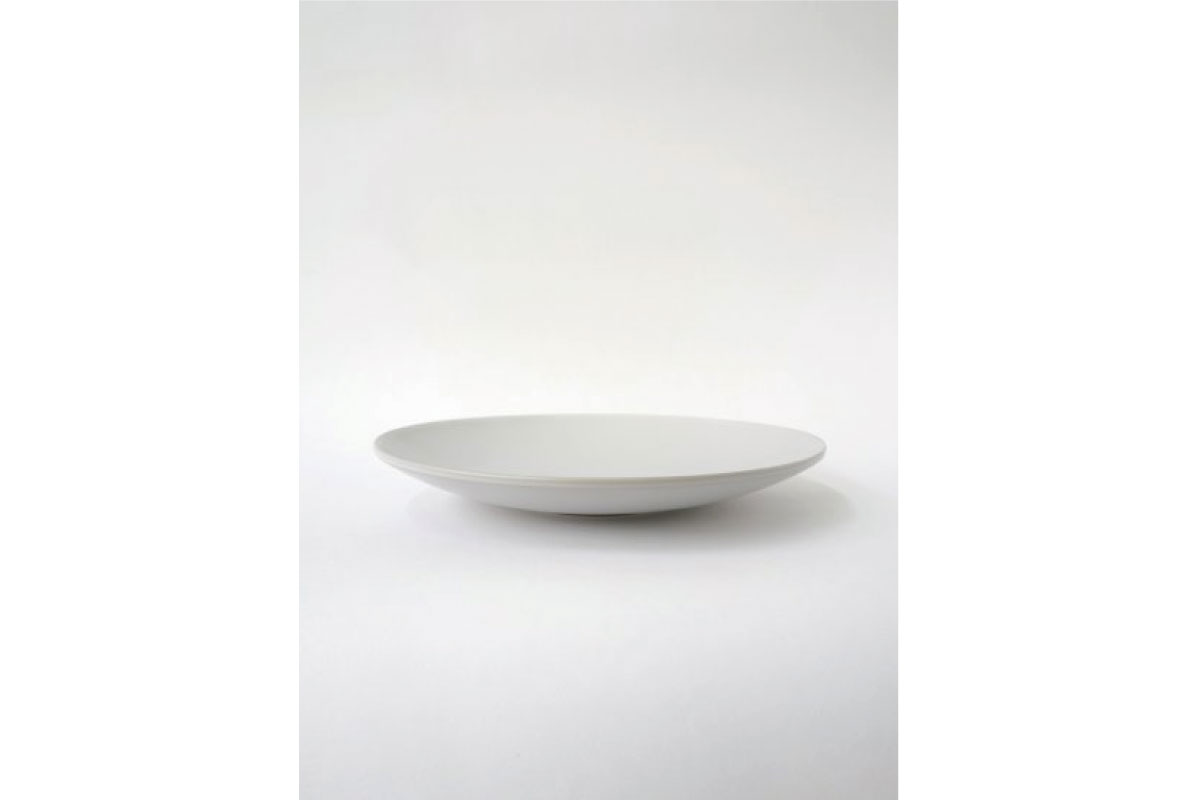 SyuRo |  炻器 Deep Plate 白 L