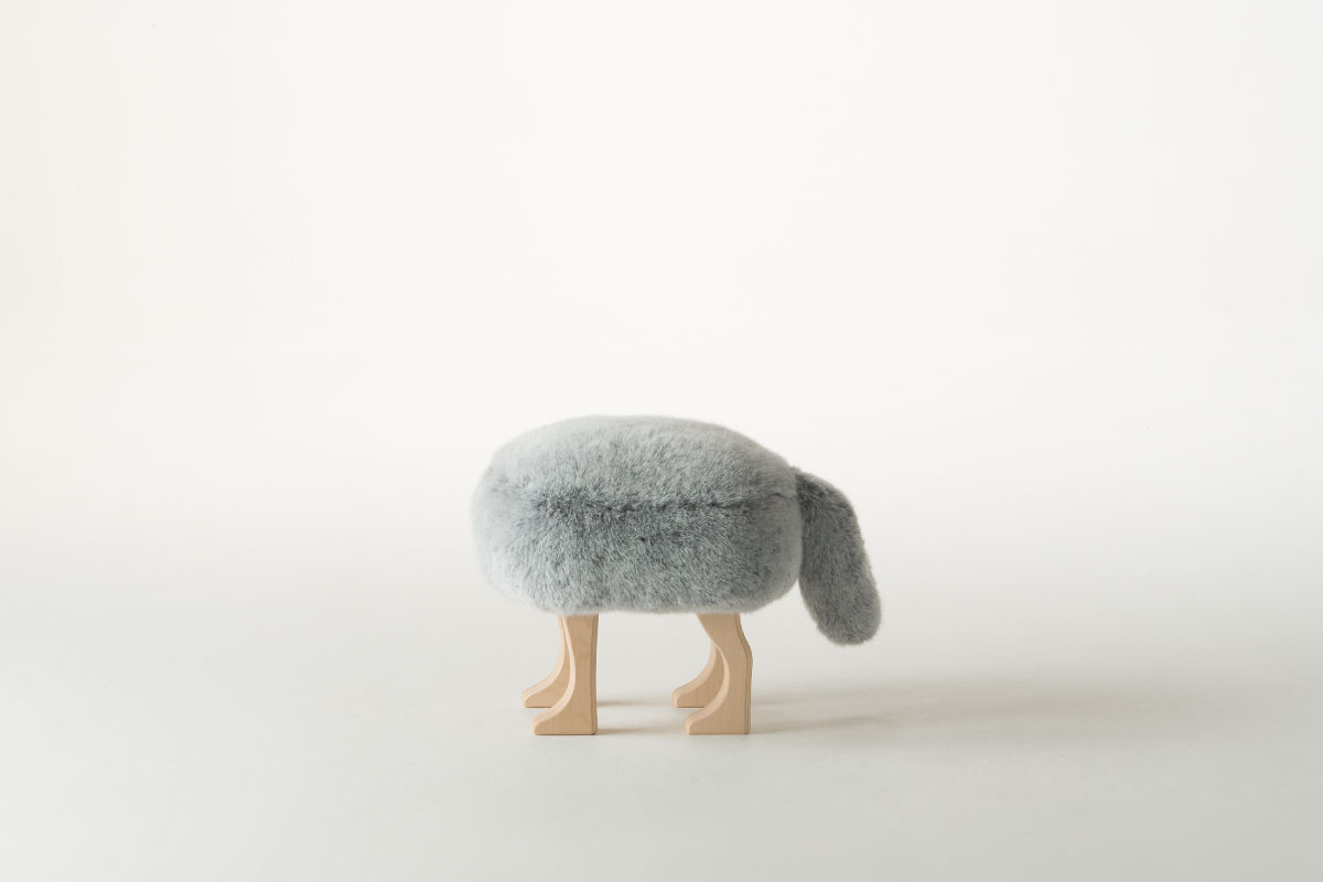 匠工芸 | ANIMAL STOOL フォックスグレー（S）