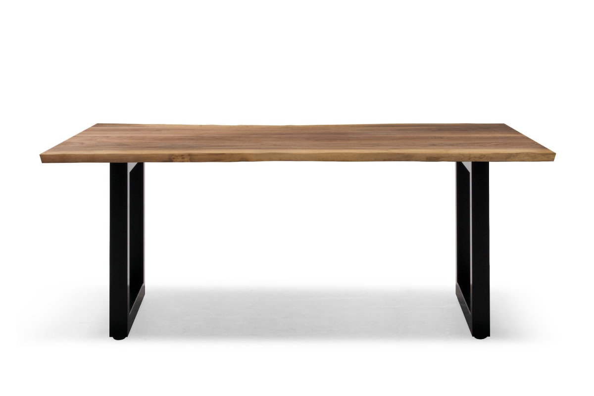 WILDWOOD LIVE EDGE LOW DINING TABLE W 180cm × D 90～80cm